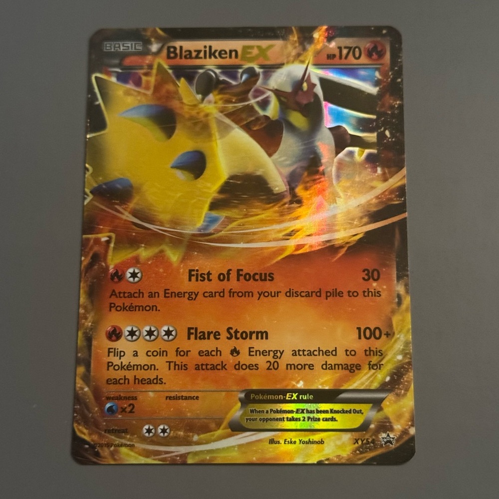 Blaziken EX Pokémon Card